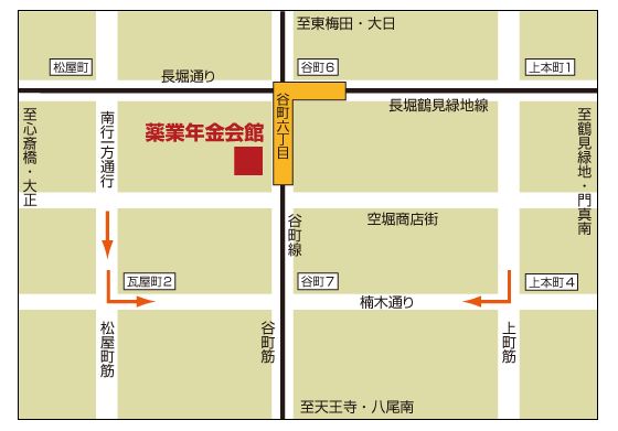 薬業年金会館map